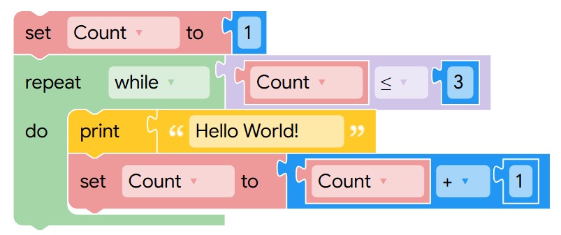 Google Blockly 積木程式範例
